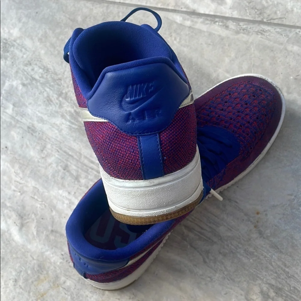 Nike Blue and Red Sneakers for Everyday Style